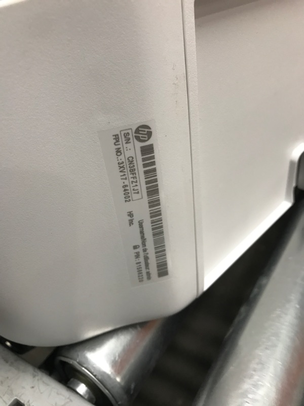 Photo 1 of HP DeskJet 2755e Wireless Color All-in-One Printer with bonus 6 months Instant Ink (26K67A), white