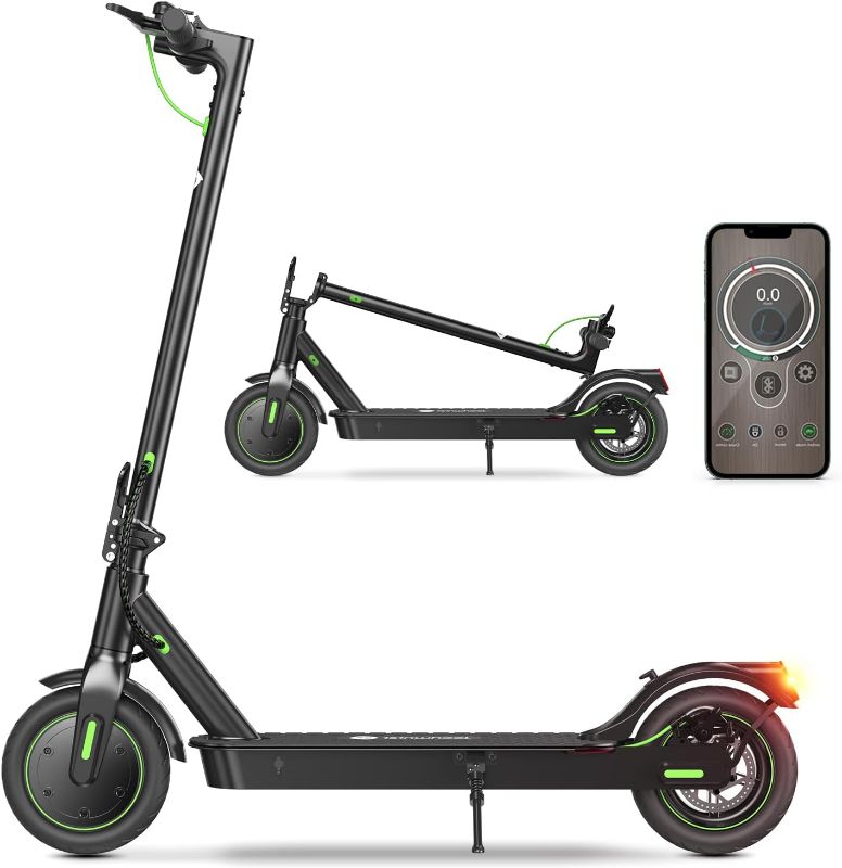 Photo 1 of isinwheel Electric Scooter 350W/750W Motor, 18/31 Miles Long Range, 15/21 MPH Speed Foldable Commuter E-Scooter for Adults with Dual Brakes and App Support
