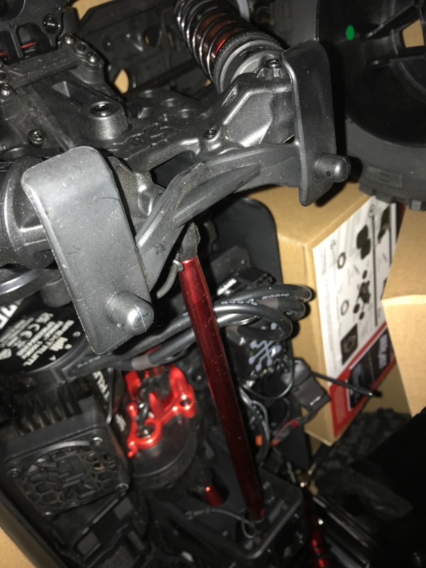 Photo 4 of ARRMA RC Truck Outcast 4X4 8S BLX 1/5 Stunt Truck Black RTR(Transmitter and Receiver Included, Battery and Charger Not Included) ARA5810V2T1