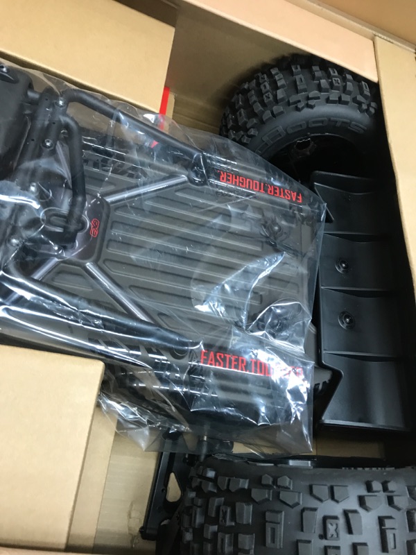 Photo 2 of ARRMA RC Truck Outcast 4X4 8S BLX 1/5 Stunt Truck Black RTR(Transmitter and Receiver Included, Battery and Charger Not Included) ARA5810V2T1