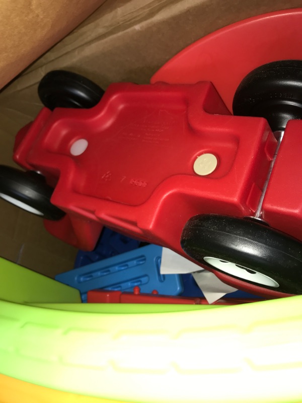 Photo 1 of 2 Up & Down Roller Coaster Toy for Kids, Ride On Push Car, Indoor/Outdoor Playset, Toddler Ages 2-5 Years Old, Compact Storage, Max Weight 50 lb., Multicolor, 30.5 x 23.5 x 14.75 inches