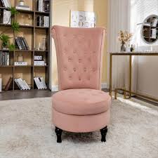 Photo 1 of ***MISSING LEGS AND HARDWARE***
US Pride Furniture Gosser 20 in. Wide Rose Velvet Vanity Chair