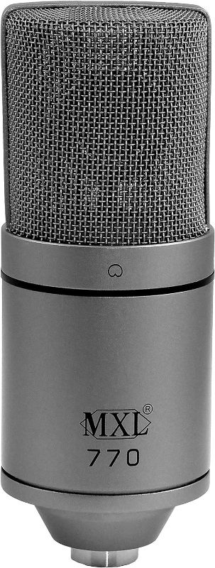 Photo 1 of MXL 770 GRAY LIMITED EDITION Multipurpose Large Diaphragm Condenser Microphone
