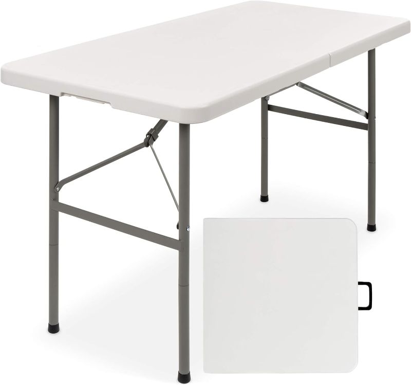 Photo 1 of 4ft Plastic Folding Table,