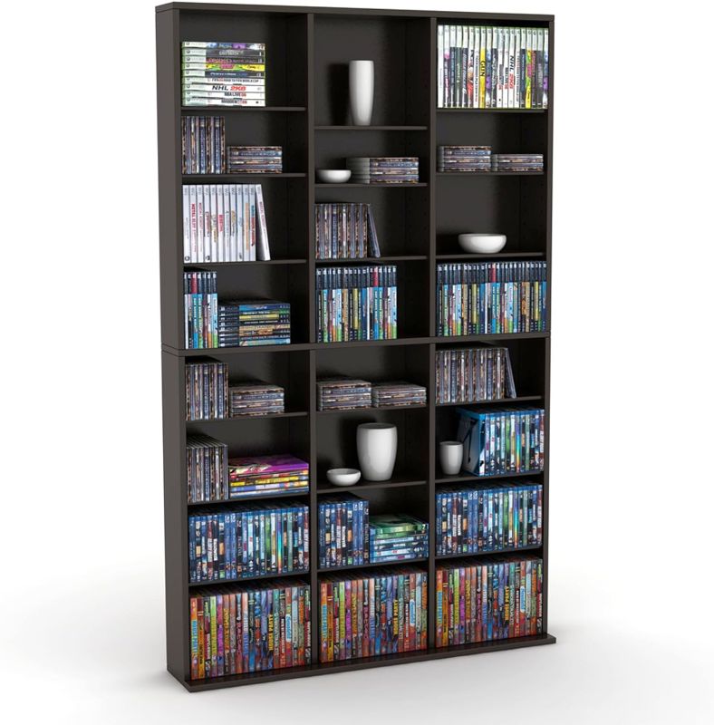 Photo 1 of Atlantic Oskar Adjustable Media Cabinet in Espresso 