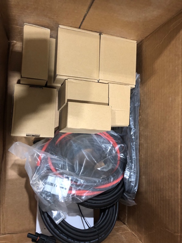 Photo 1 of Monocrystalline Solar Panels Kit with LCD Charge Controller/Mounting Brackets/Y Connectors/Solar Cables/Cable Entry housing (800W MPPT60A Kit), 8x100W (Pack of 1) 800W MPPT60A 0 Ah