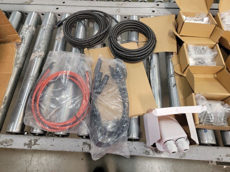 Photo 1 of Monocrystalline Solar Panels Kit with LCD Charge Controller/Mounting Brackets/Y Connectors/Solar Cables/Cable Entry housing (800W MPPT60A Kit), 8x100W (Pack of 1) 800W MPPT60A 0 Ah