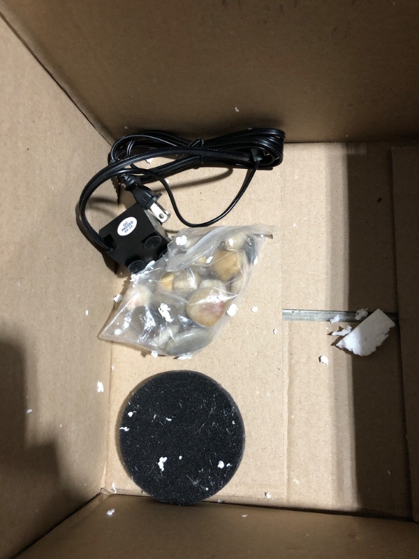 Photo 1 of **READ NOTES, MINOR DAMAGE, SOLD FOR PARTS, NON-REFUNDABLE**
Buddha Tabletop Waterfall Fountain Fengshui Meditation Relaxing Indoor Decoration,