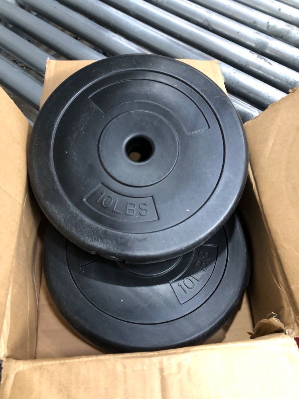 Photo 1 of 10 lbs plastic weights 2 pack