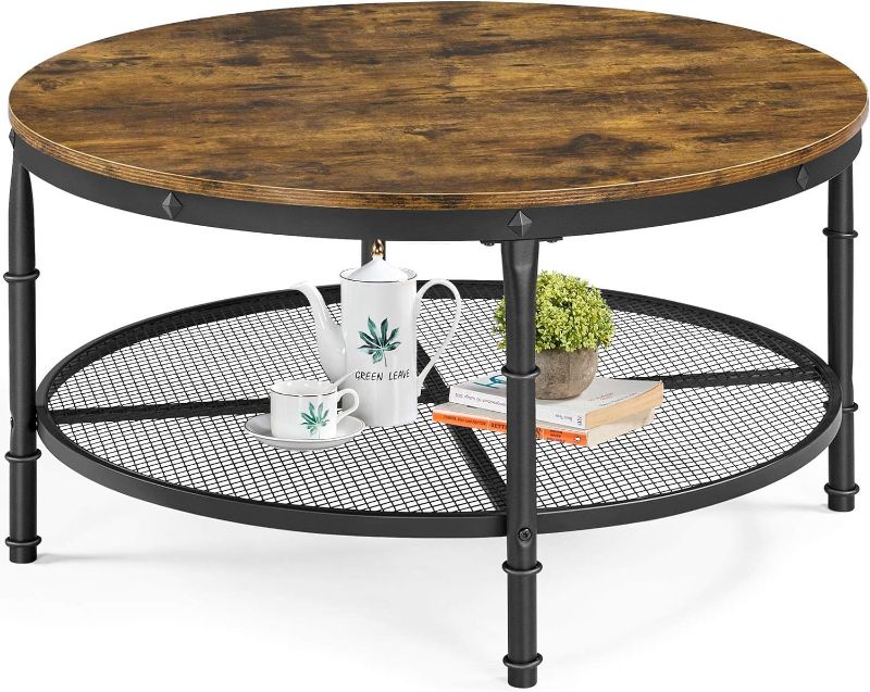 Photo 1 of (damaged)(sold for parts/repair) Round Coffee Table 