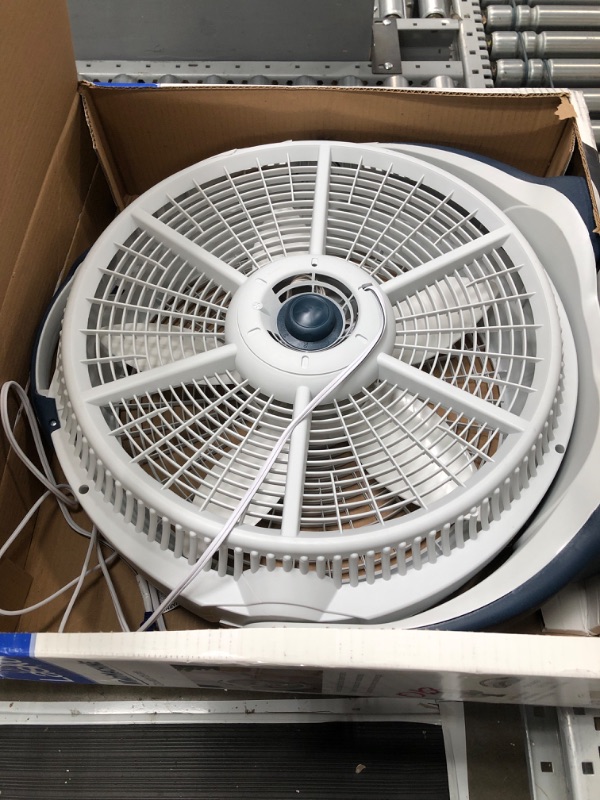 Photo 2 of [READ NOTES]
Lasko Wind Machine Air Circulator Floor Fan, 3 Speeds, Pivoting Head for Large Spaces, 20", 3300, White