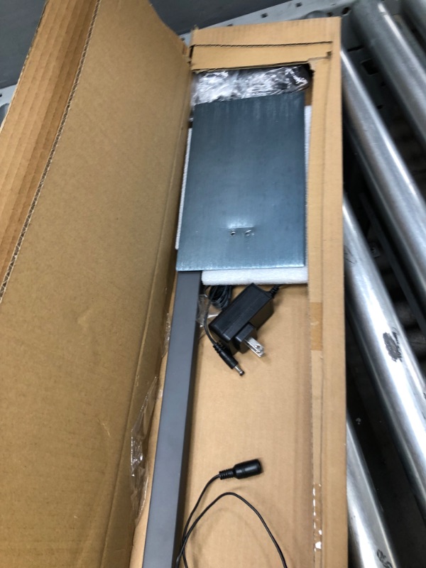 Photo 1 of * used * damaged * sold for parts *
Modern 63" Arc Floor Lamp - Brushed Sliver Standing Lamp for Living Room and Bedroom,