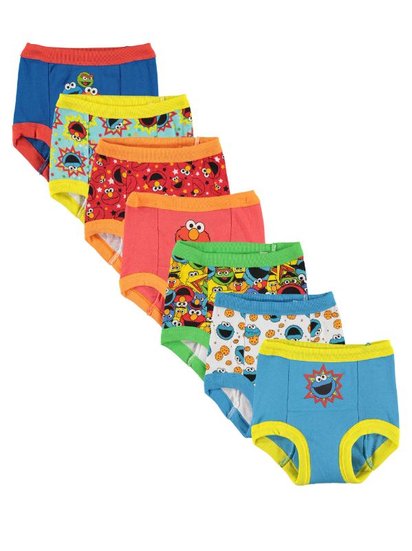 Photo 1 of Handcraft Boys' Training Pants - Sesame Street Elmo & Cookie Monster Red & Blue Training Pants Set
