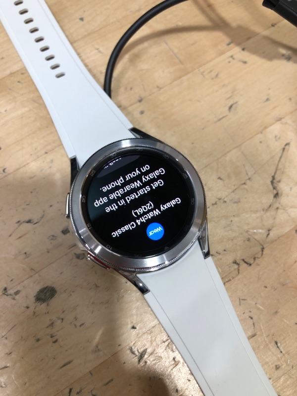 Photo 8 of BRAND NEW Samsung Galaxy Watch4 Classic Smartwatch (42mm, Bluetooth/Wi-Fi/LTE, Silver)