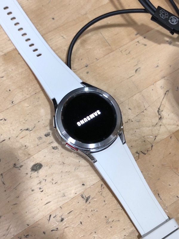 Photo 6 of BRAND NEW Samsung Galaxy Watch4 Classic Smartwatch (42mm, Bluetooth/Wi-Fi/LTE, Silver)