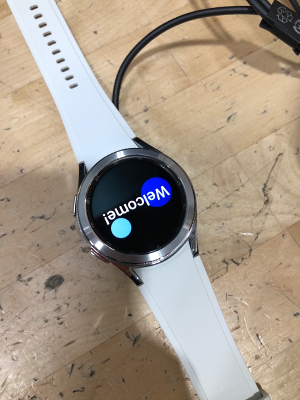 Photo 7 of BRAND NEW Samsung Galaxy Watch4 Classic Smartwatch (42mm, Bluetooth/Wi-Fi/LTE, Silver)