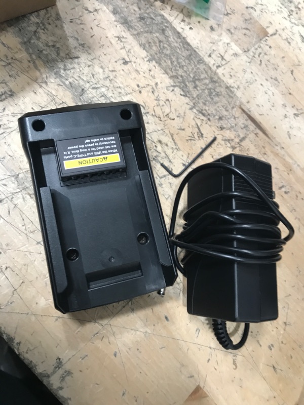 Photo 2 of 40v Charger for Ryobi, Dual USB and Type-C 2.1A Fast Charge with 140lm LED Light, OP404 40v Lithium Battery Charger for OP40201 OP4040 OP4050A OP4060 OP40261 OP40301 OP40401 Li-ion Battery