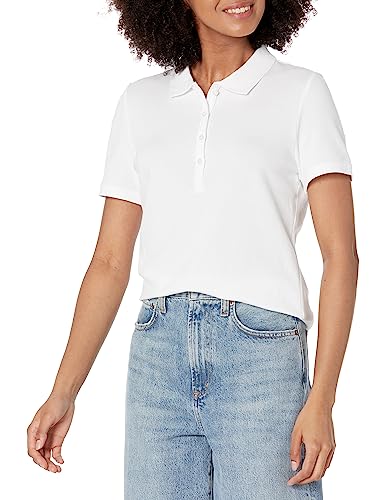 Photo 1 of GAP Womens Short Sleeve Polo Shirt, White, Large US
