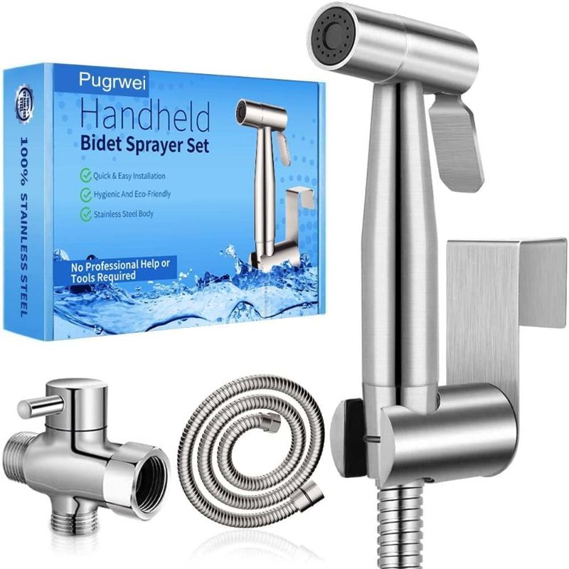 Photo 1 of  Purrfectzone  Complete Bidet Kits -  Stainless Steel Bidet Sprayer 