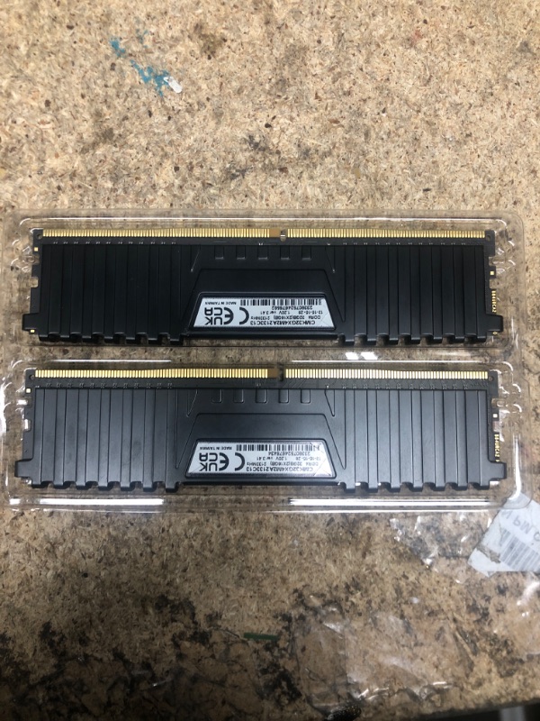 Photo 2 of Corsair Vengeance LPX 32GB (2x16GB) 2133MHz C13 DDR4 DRAM Memory Kit – Black 2133Mhz 32GB Kit (2x16GB) Black