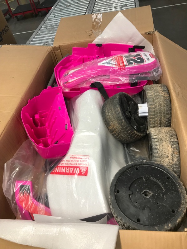 Photo 1 of (missing pieces)(sold for parts only) ELEMARA Electric Go Kart for Kids, 12V 2WD Battery Powered Ride On Cars 