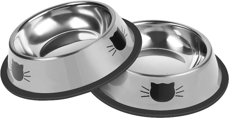 Photo 1 of * see all images * 
Stainless Steel Hanging Pet Bowls for Dogs and Cats- Cage, Kennel, and Crate Feeder Dish 