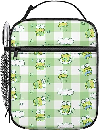 Photo 1 of Anime Lunch Box Cute Cat Lunch Box Large Capacity Durable Lunch Box Reusable Suitable for Ladies Work Travel Picnic (Green)