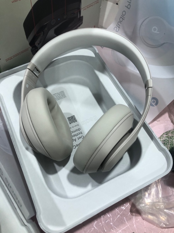 Photo 3 of **See Notes**Beats Studio Pro - Wireless Bluetooth Noise Cancelling Headphones - Personalized Spatial Audio, USB-C Lossless Audio, Apple & Android Compatibility, Up to 40 Hours Battery Life - Sandstone Sandstone Studio Pro Without AppleCare+