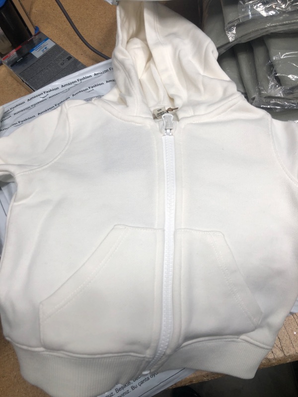 Photo 1 of 12 month beige zip thru hoodie 