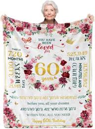 Photo 1 of 50th Birthday Gifts for Women, Gifts for 50 Year Old Woman, 50th Birthday Gift Ideas, Mom Birthday Gifts, Happy 50th Birthday Decorations for Her Wife Sister, Soft Throw Blanket