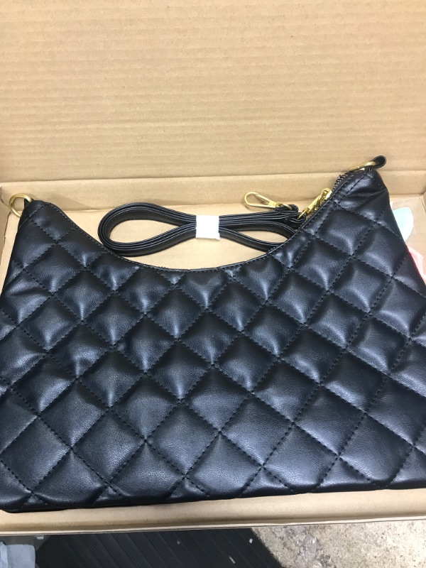 Photo 1 of Black Quilted Shoulder BAg 