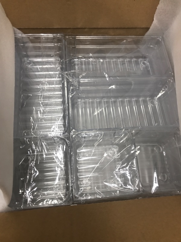 Photo 1 of 6 Pc Clear Storage Organizer 