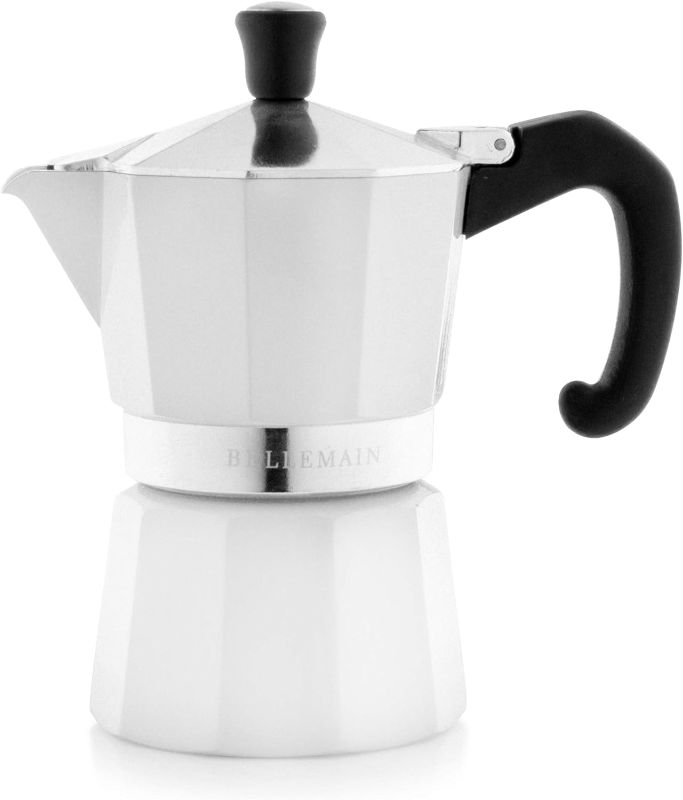 Photo 2 of 
Bellemain Stovetop Espresso Maker Mocha Pot (White, 6 Cup)