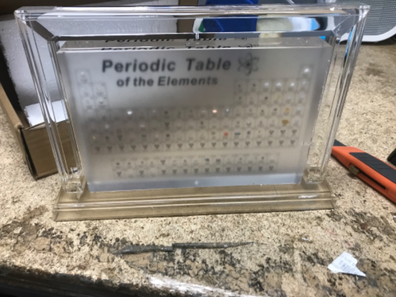 Photo 1 of Acrylic Periodic Table 