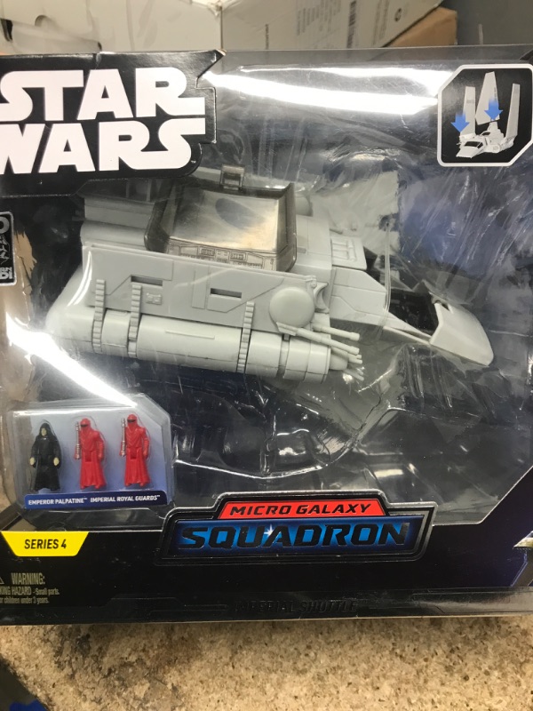 Photo 2 of * used * damaged * 
STAR WARS Micro Galaxy Squadron Imperial Shuttle - 7-Inch Starship Class Vehicle 