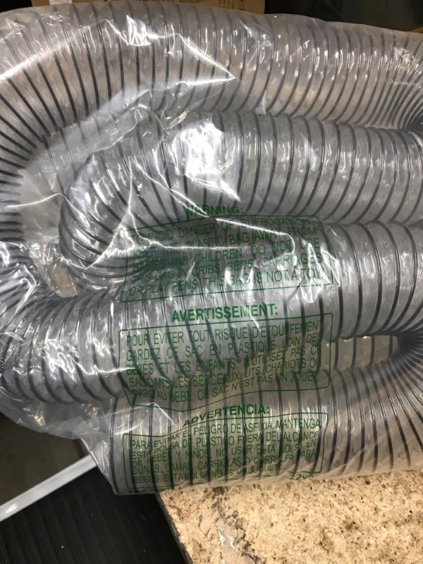 Photo 2 of 2 1/2" x 20' CLEAR PVC DUST COLLECTION HOSE BY PEACHTREE WOODWORKING PW368