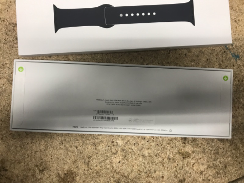 Photo 2 of Apple Watch Series 9 (GPS) 45mm Midnight Aluminum Case with Midnight Sport Band - S/M