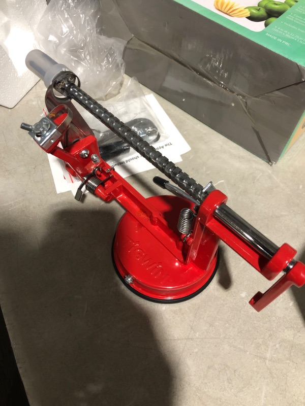 Photo 2 of * used * see all images *
Apple Peeler Corer, Long lasting Chrome Cast Magnesium Alloy Apple Peeler Slicer Corer 