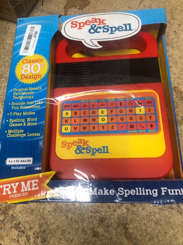 Photo 2 of Basic Fun Speak & Spell Electronic Game