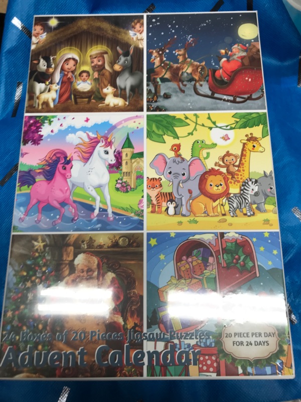 Photo 1 of 1008 PIECES JIGSAW PUZZLE ADVENT CALENDER 