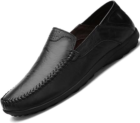 Photo 1 of Go Tour Men's Premium Genuine Leather Casual Slip on Loafers Breathable Driving Shoes Fashion Slipper SIZE 13