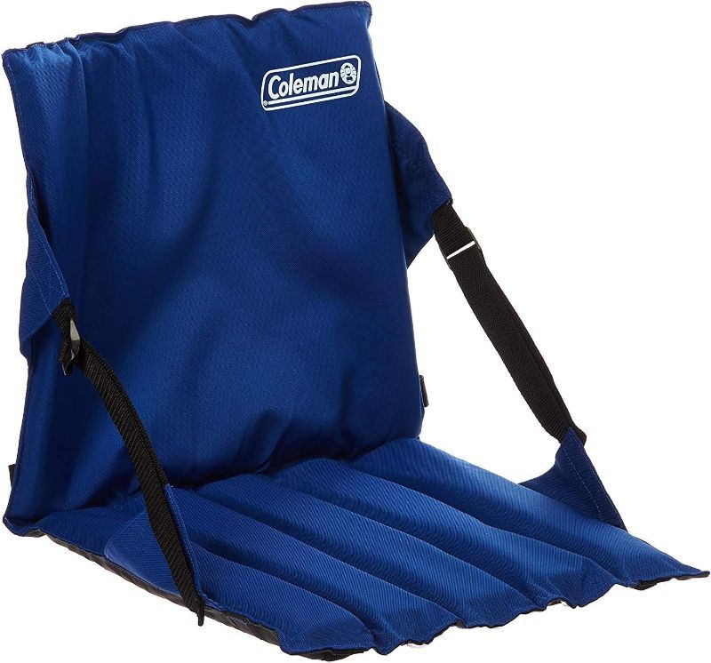 Photo 1 of Coleman Portable Stadium Seat Cushion | Lightweight Padded Seat for Sporting Events and Outdoor Concerts | Bleacher Cushion with Backrest