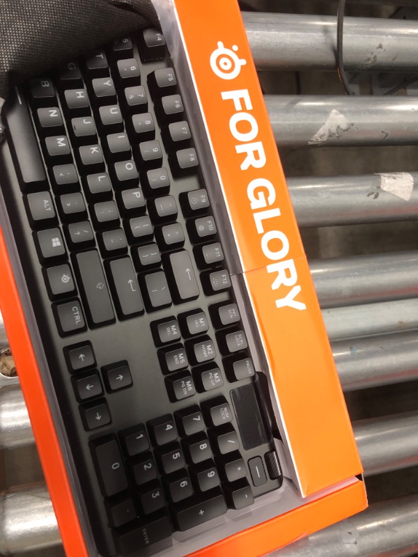 Photo 2 of SteelSeries Apex Pro Mechanical Gaming Keyboard – Adjustable Actuation Switches & Aerox 5 - Lightweight Gaming Mouse - 18000 CPI - TrueMove Air Optical Sensor -Ultra-lightweight Water Resistant Design