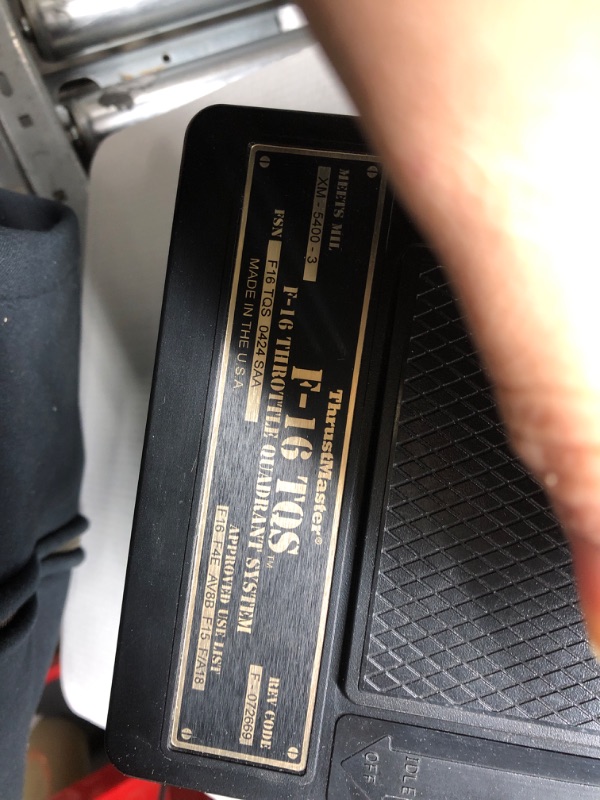 Photo 1 of Thrustmaster Viper TQS: Metal Throttle Quadrant System, 21 Action Buttons, 5 Axes, Iconic Chaff/Flare Functions, Licensed by the U.S. Air Force (PC) Viper Throttle