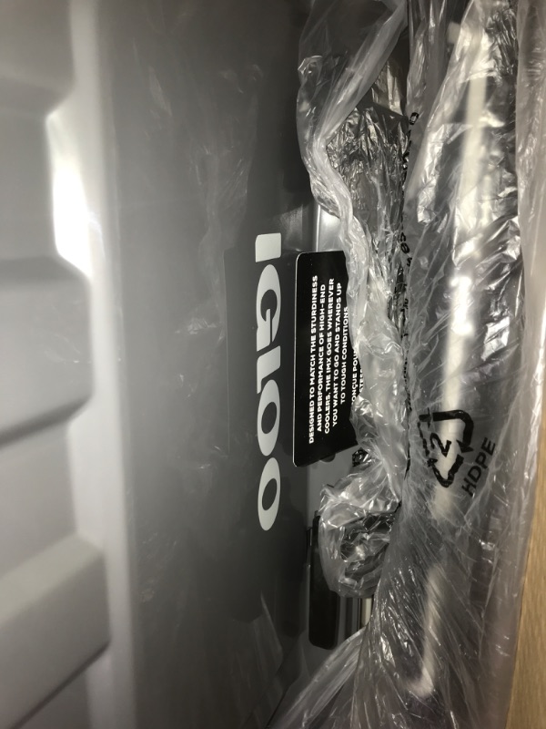 Photo 1 of Igloo 24 qt IMX Lockable Insulated Ice Chest Injection Molded Cooler Gray