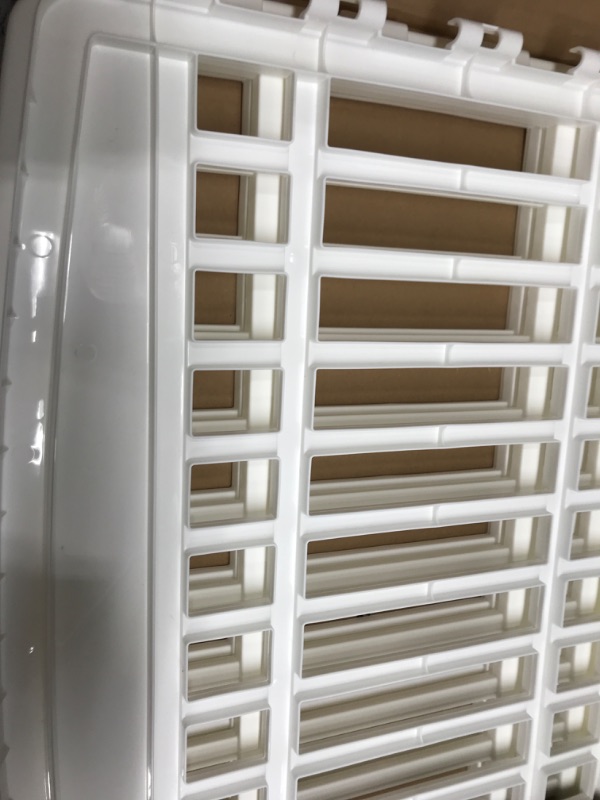 Photo 1 of **ONL 3 PANELS**
IRIS USA 24" Exercise 4-Panel Pet Playpen with Door, Dog Playpen, Puppy Playpen, for Puppies and Small Dogs, Keep Pets Secure, Easy Assemble, Fold It Down, Easy Storing, Customizable, White 