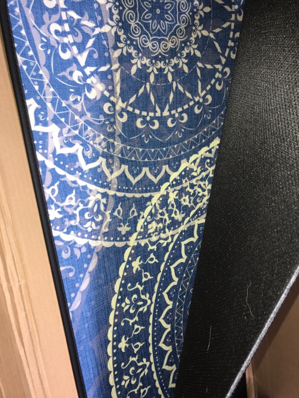 Photo 1 of Heavy Duty Office Chair Mat for Carpet and Hardwood Floor Bohemian Desk Chair Mat Rug 36'' x 48'' Jacquard Woven Surface Floor mats for Office Home 36"X48" Inspiration
