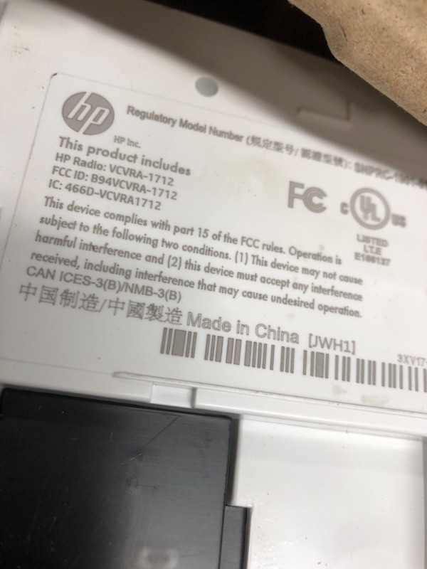 Photo 3 of HP DeskJet 2755e Wireless Color All-in-One Printer white