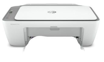 Photo 1 of HP DeskJet 2755e Wireless Color All-in-One Printer with bonus 6 months Instant Ink (26K67A), white