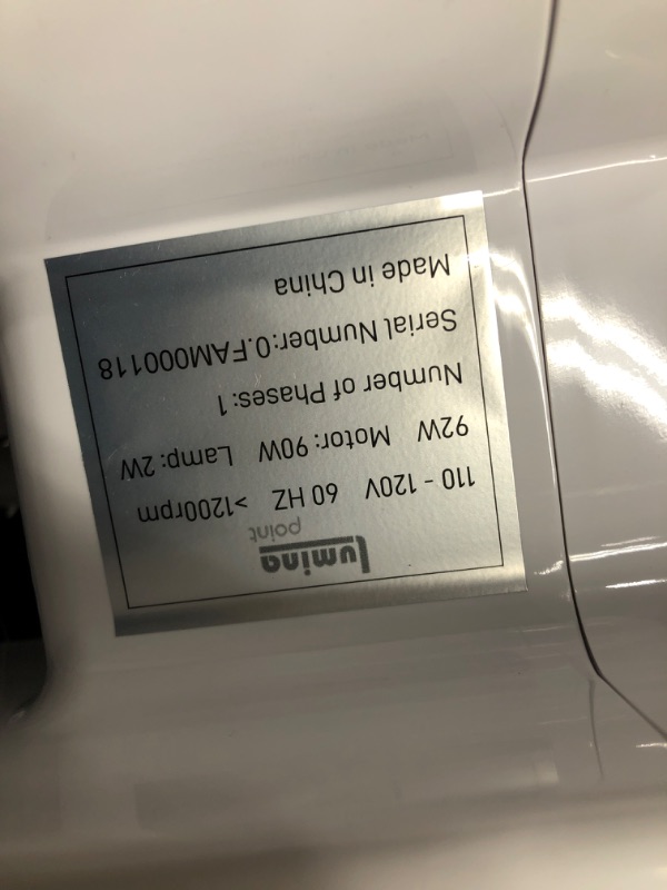 Photo 1 of Lumina Point Serger Sewing Machine, Easy to Use, Ideal Seam Guide for Sergers & Overlock Machines, Durable Metal Frame, Overlock Sewing Machine with 1,250 Stitches Per Minute, 2-3-4 Serger Thread, Sewing Accessories (White Frame)